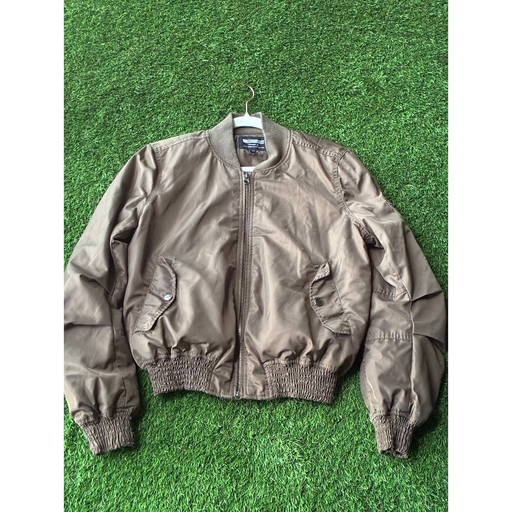 Vintage William Rast by Justin Timberlake & Trace Ayala green bomber jacket L